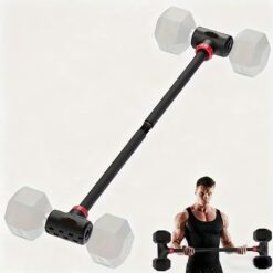 Adjustable Dumbbell to Barbell Conversion System